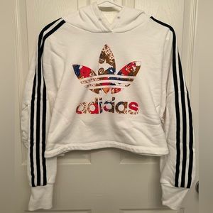 Adidas X HER cropped hoodie
